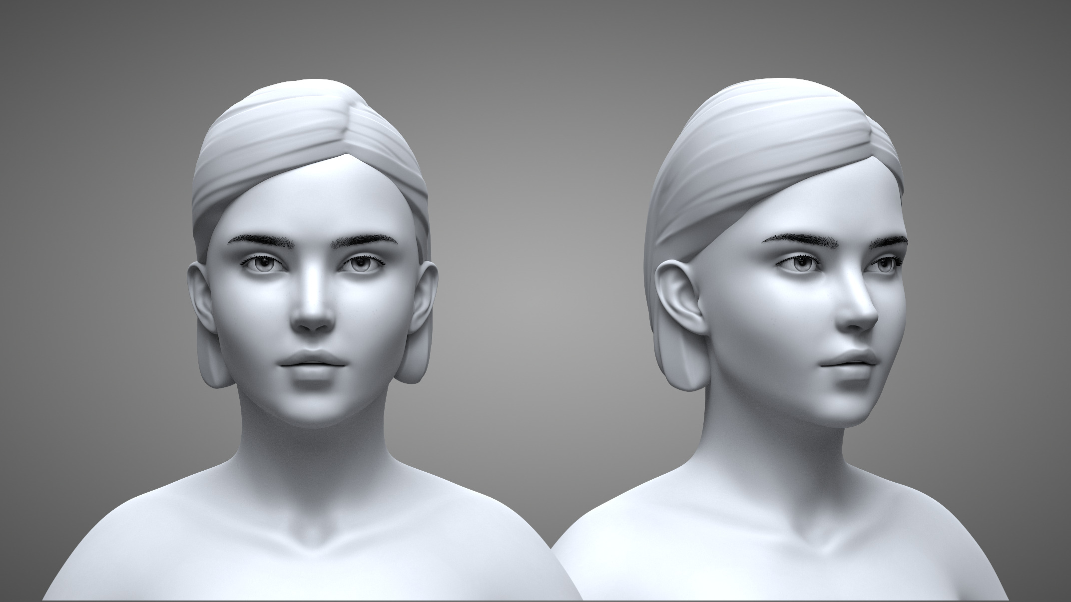 Female Body 3D model_7