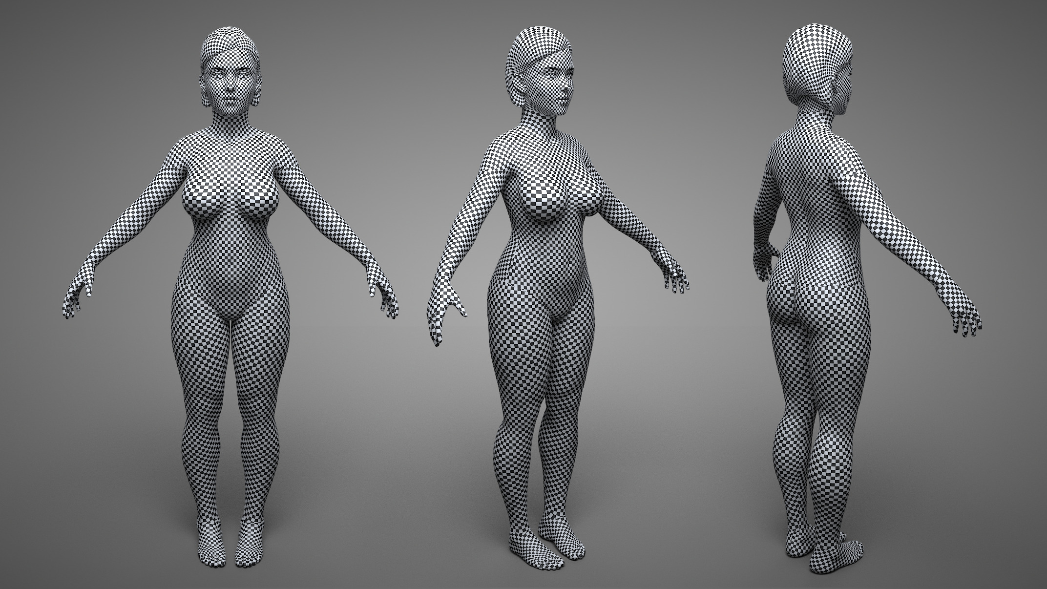 Female Body 3D model_16