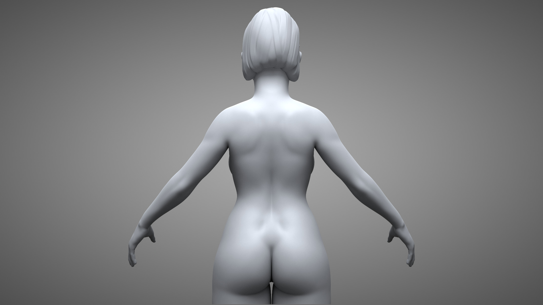 Female Body 3D model_2