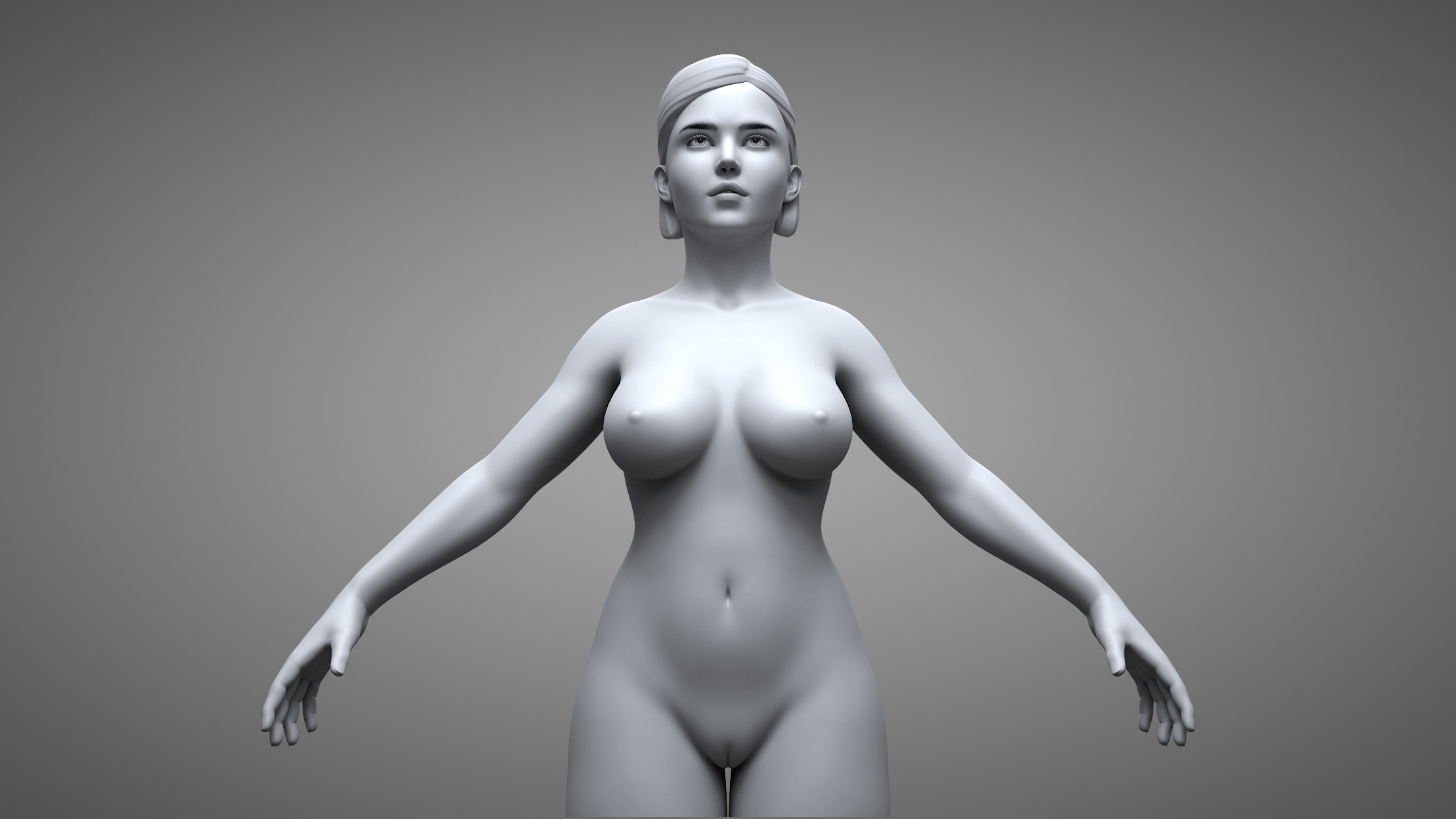 Female Body 3D model_1