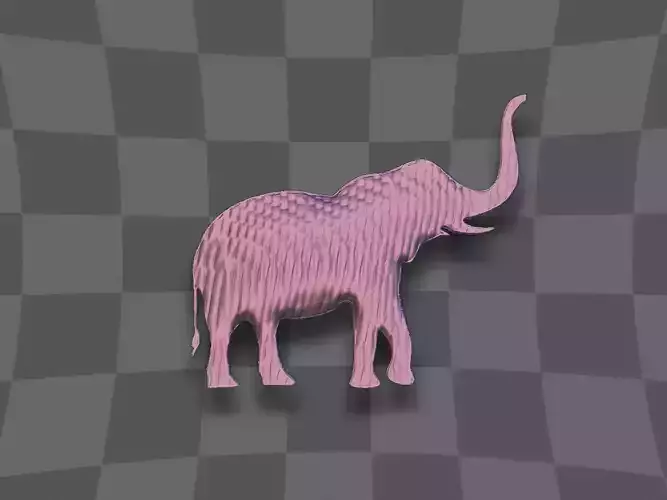 Elephant 3D print model