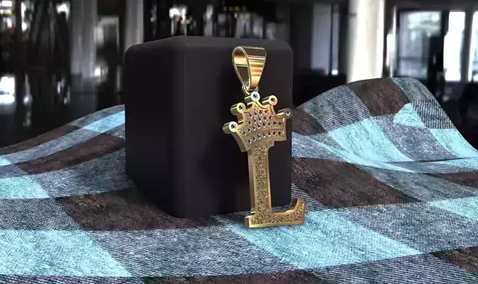 Pendant letter  L