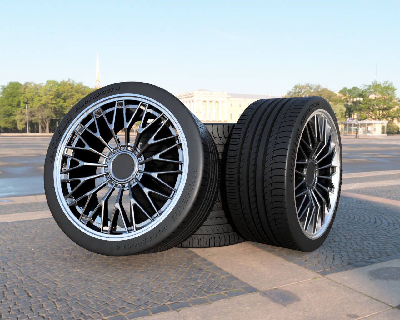 JrMania Rolling Ys plus Tires 3D print model_1