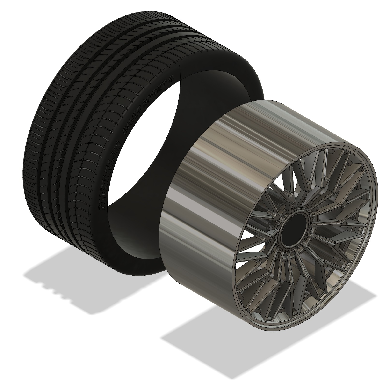 JrMania Rolling Ys plus Tires 3D print model_8