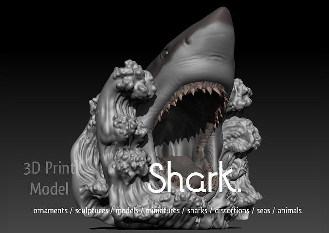 sharks Free 3D print model