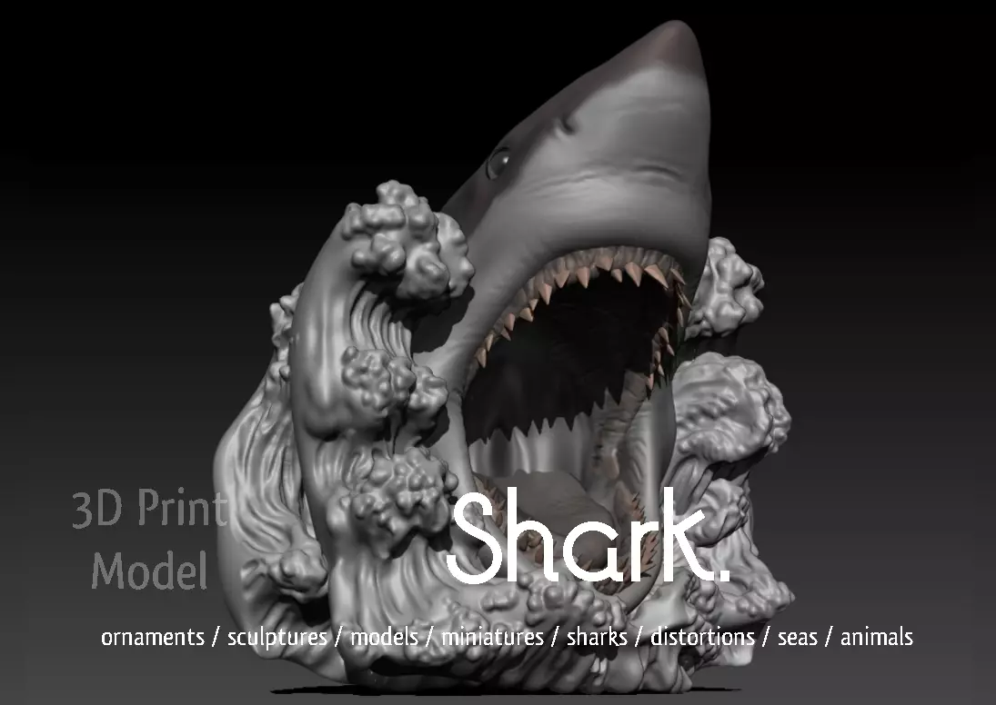sharks Free 3D print model