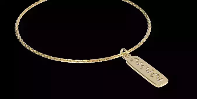 222 Angel Number Pendant Necklace