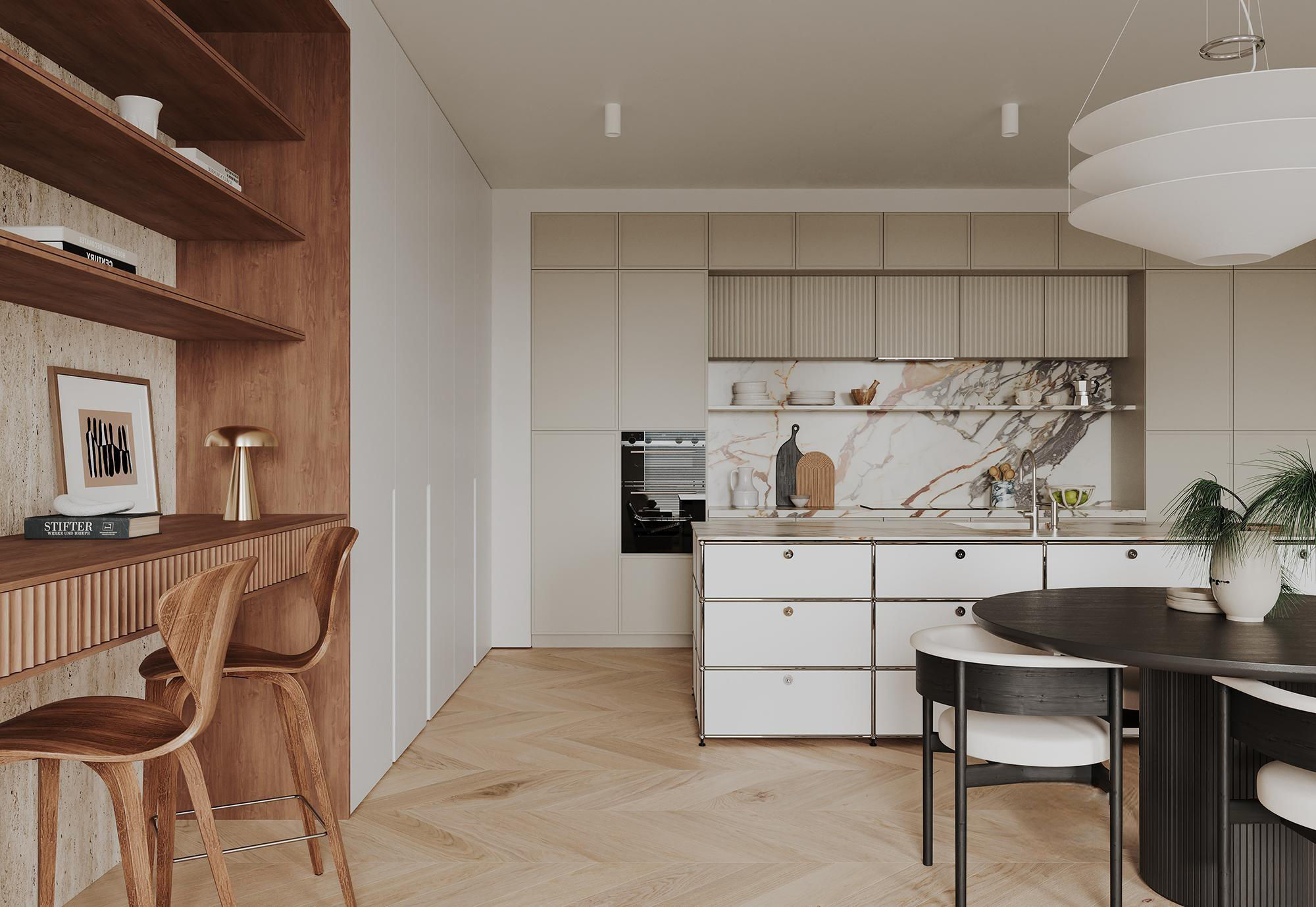 apartment interior scenes     3D model_4