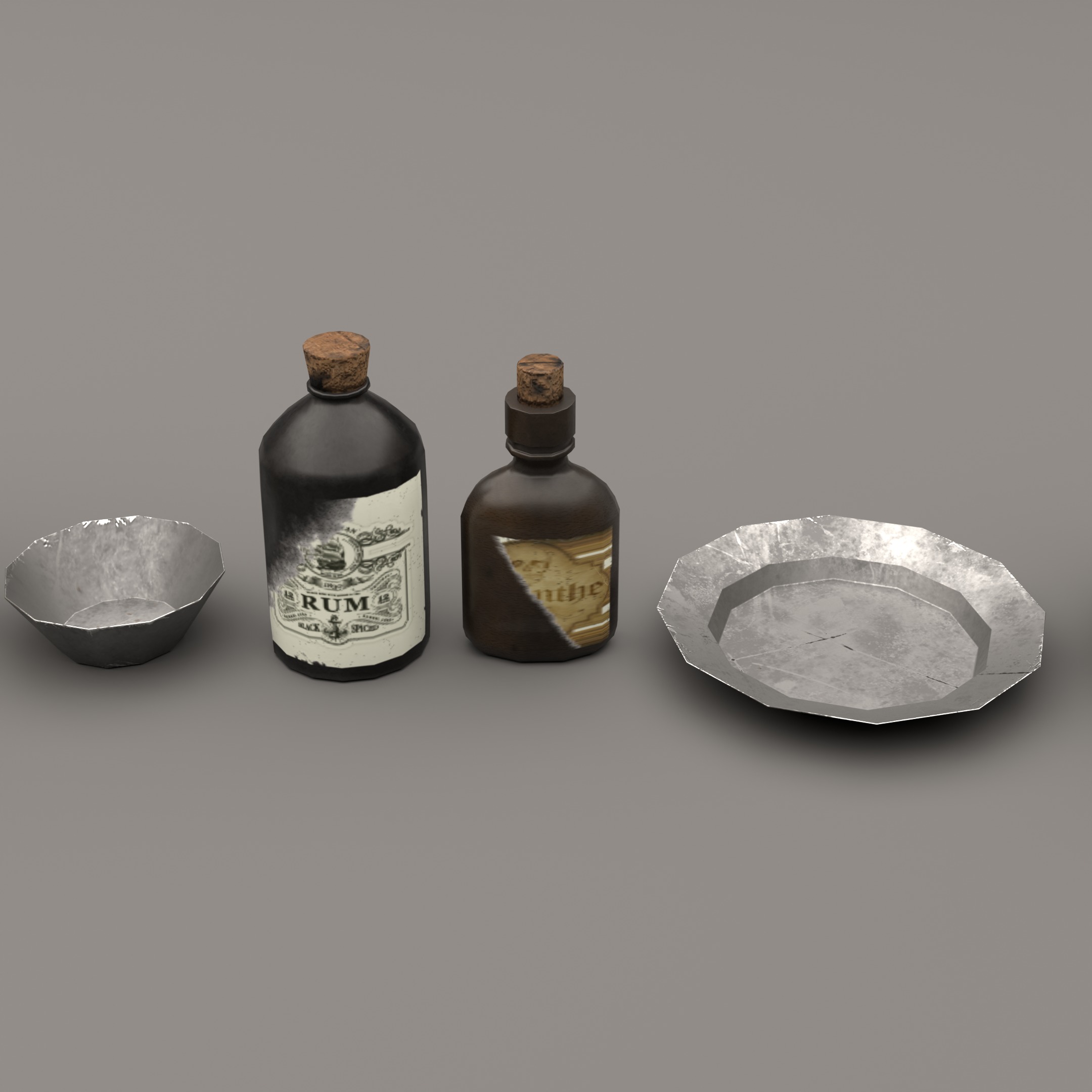 Medieval Assests Low-poly 3D model_2