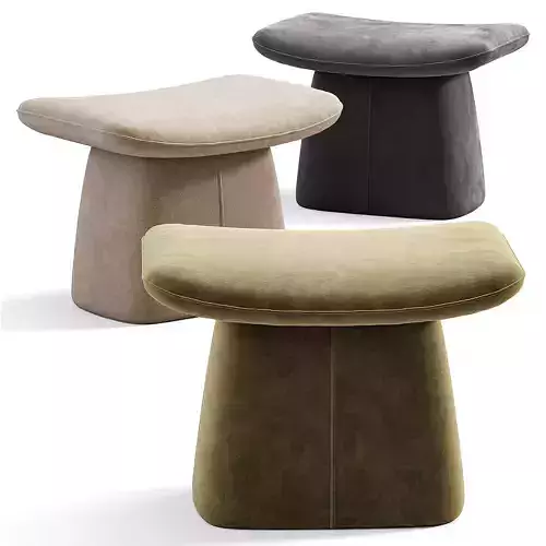 Modern Microfiber Leather Fabric Makeup Stool