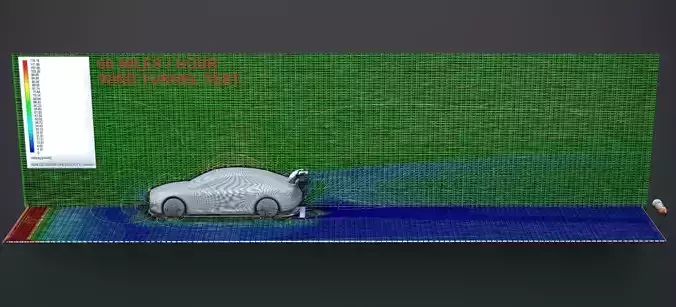 TESLA SPORT CFD LEARNING 2024 3D model