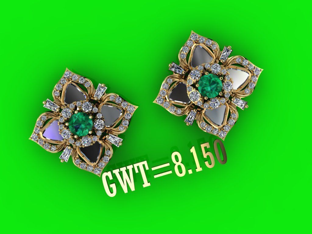 FASION EARING 3D model_4