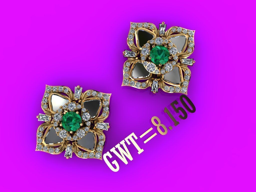 FASION EARING 3D model_3