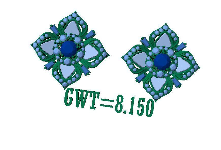 FASION EARING 3D model_5