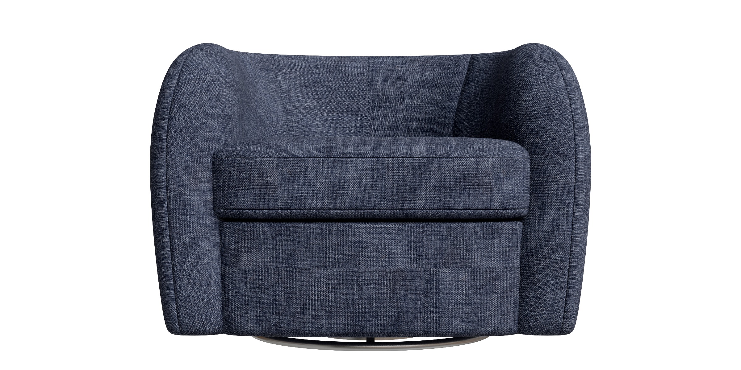 Bolster Lounge Chair Low-poly 3D model_4