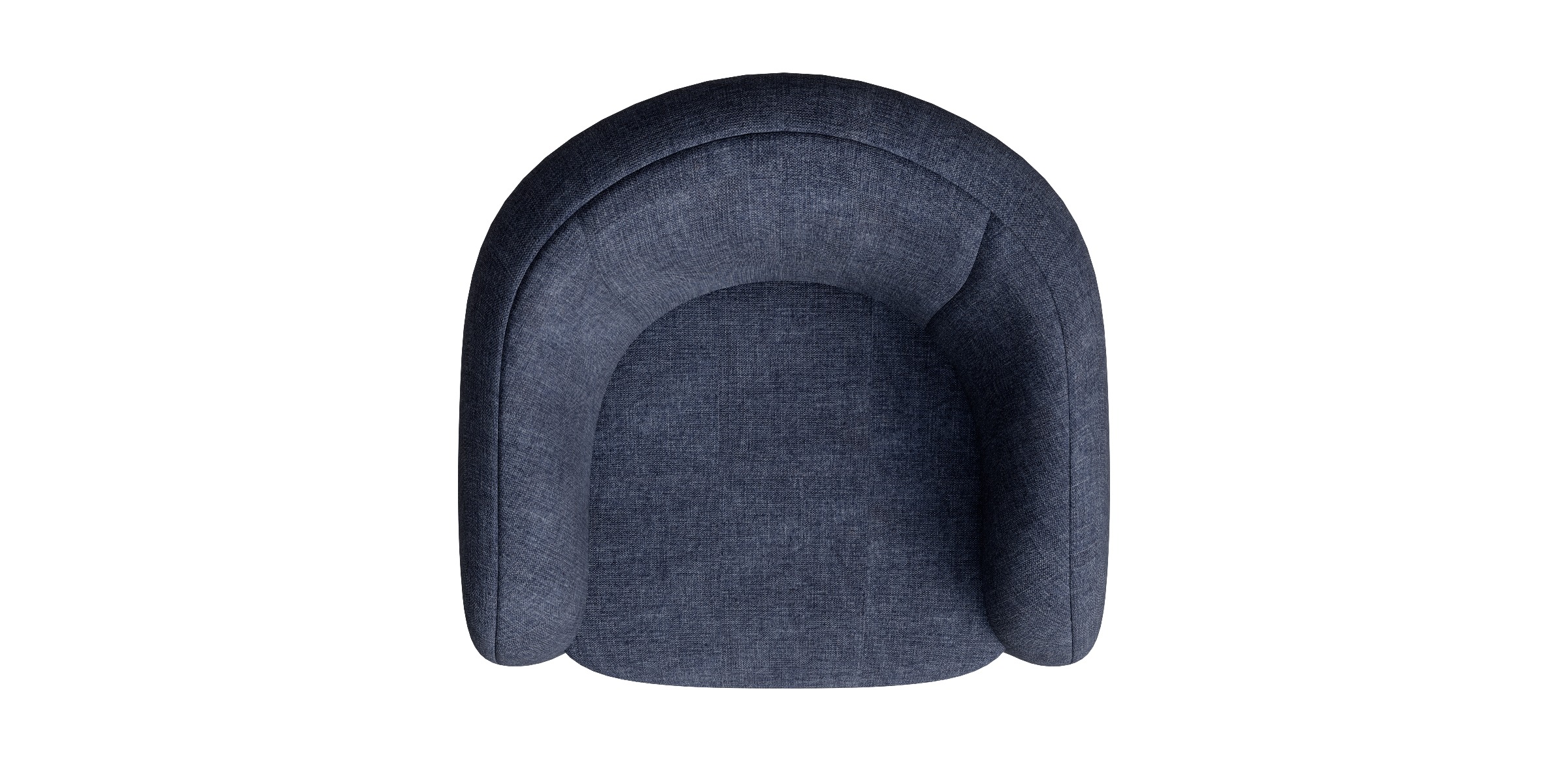 Bolster Lounge Chair Low-poly 3D model_1