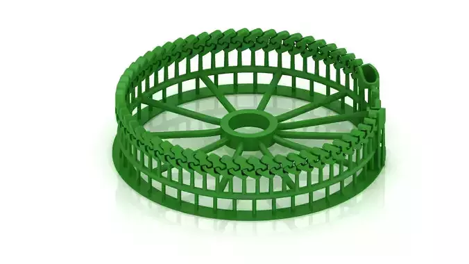 6MM SPIRAL 3D New CUBAN BRACELET OR CHAIN OR NECKLACE 3D print model