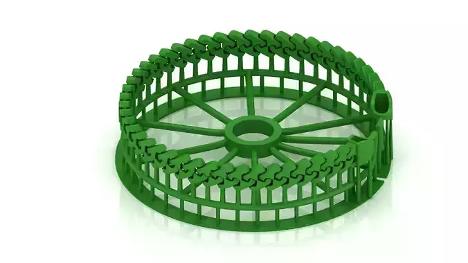 7MM SPIRAL 3D New CUBAN BRACELET OR CHAIN OR NECKLACE 3D print model