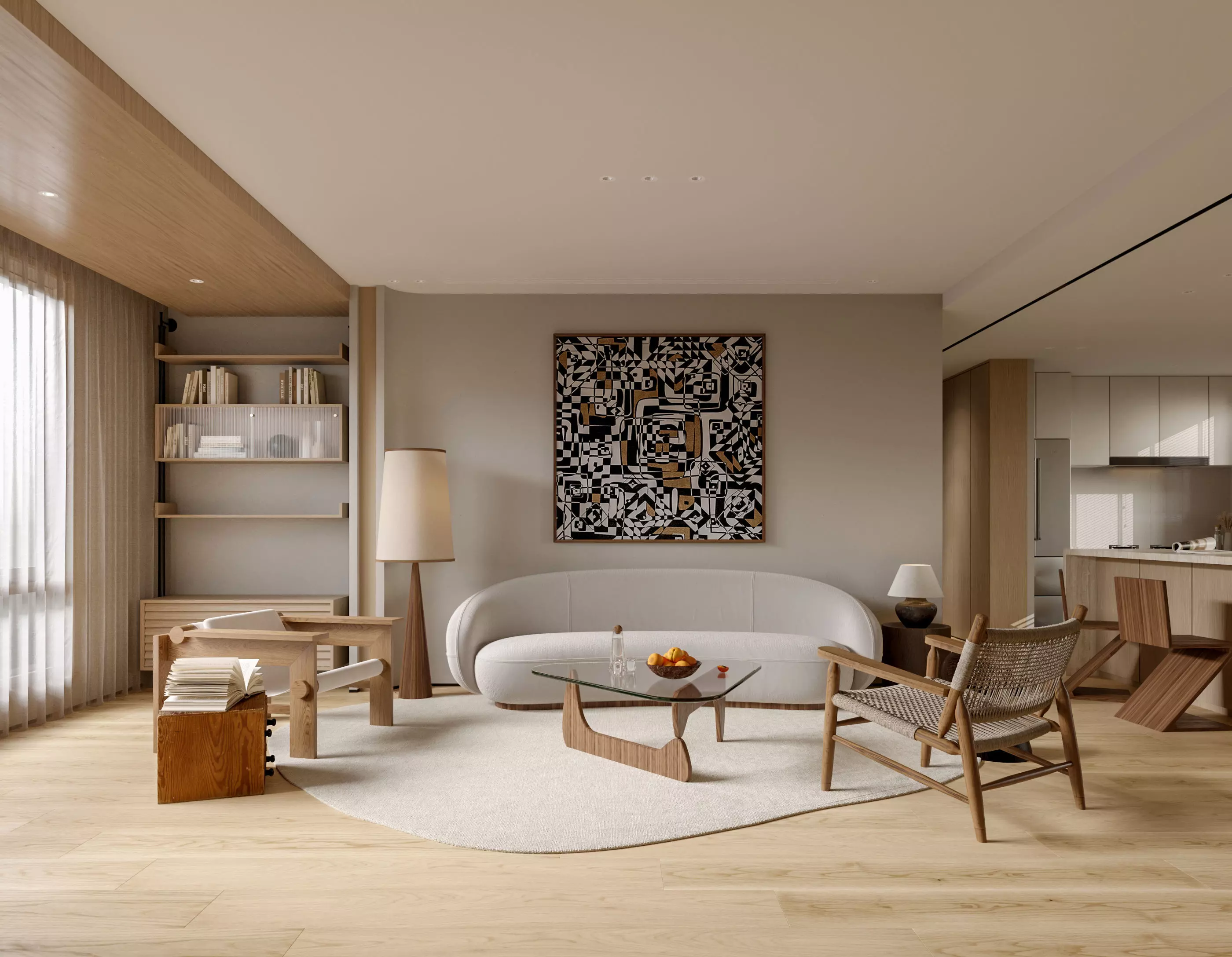 apartment interior scenes 3D model