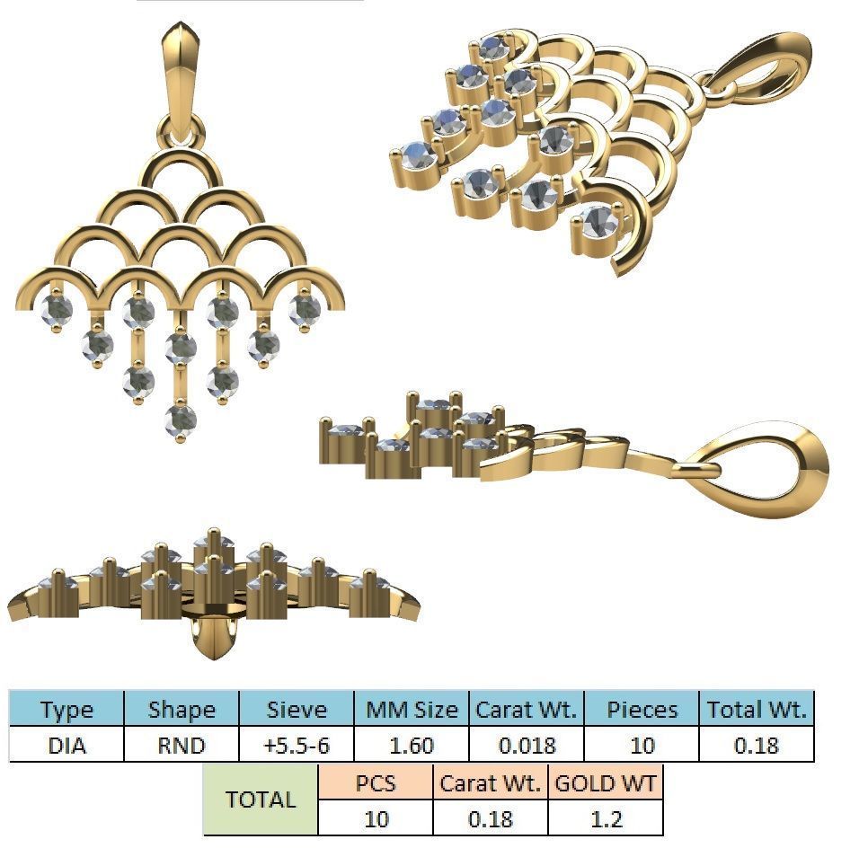DELICATE PENDENT DESIGN 3D print model_4