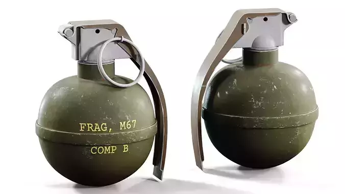 Grenade M67 3D model