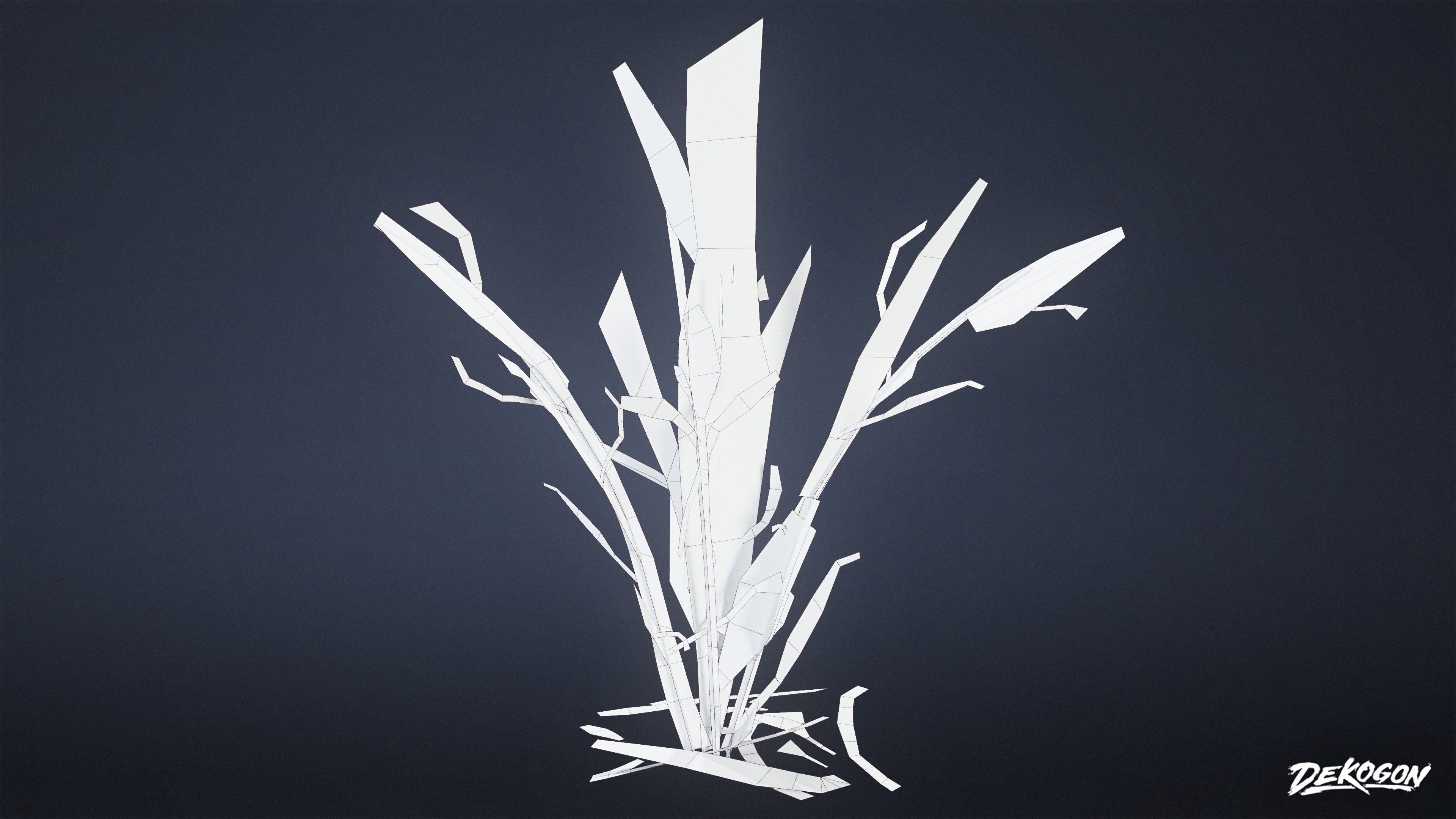 FOLIAGE - Irish Plants 02 - LOW POLY Low-poly 3D model_8