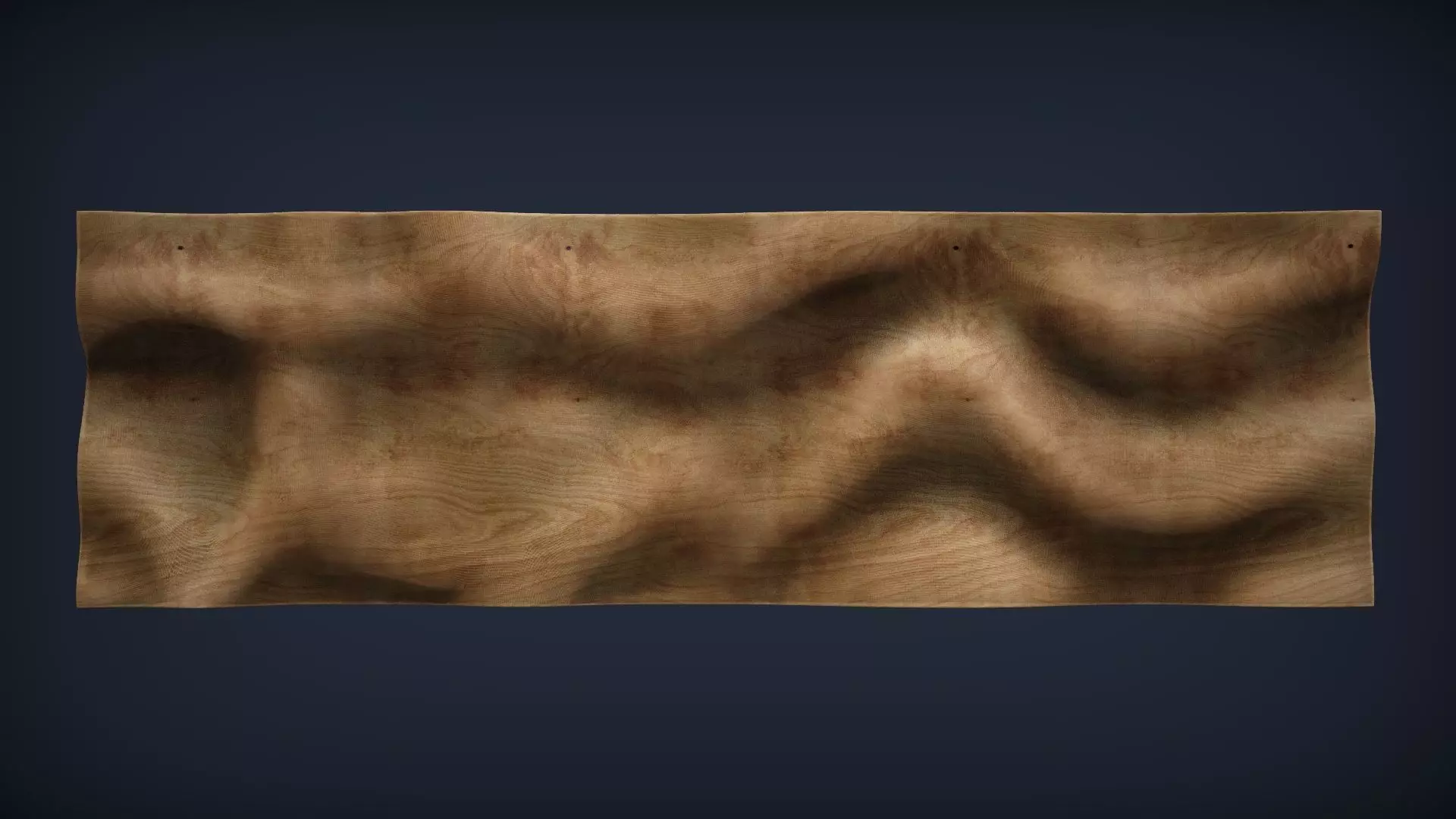 Wavy Wall Art Panel 3D model_0