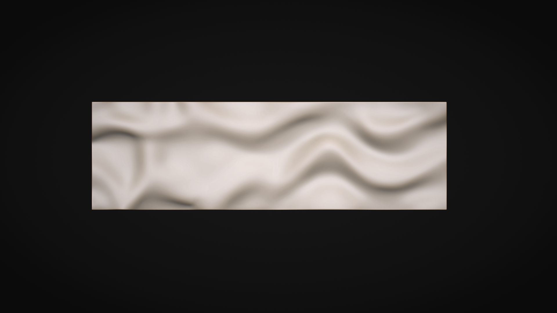 Wavy Wall Art Panel 3D model_5