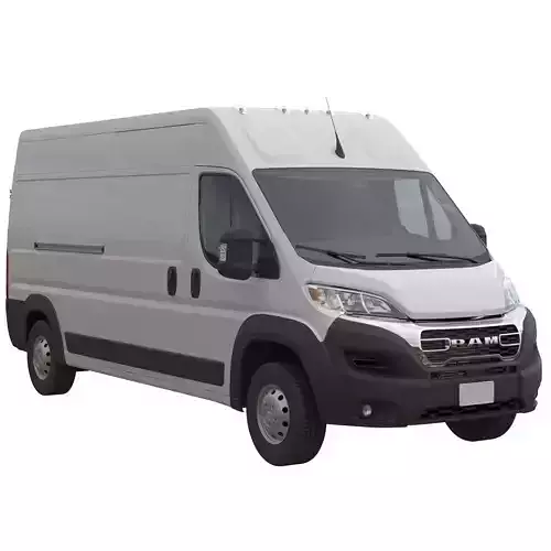 2024 Ram ProMaster L3H2 Detailed interior 3D model