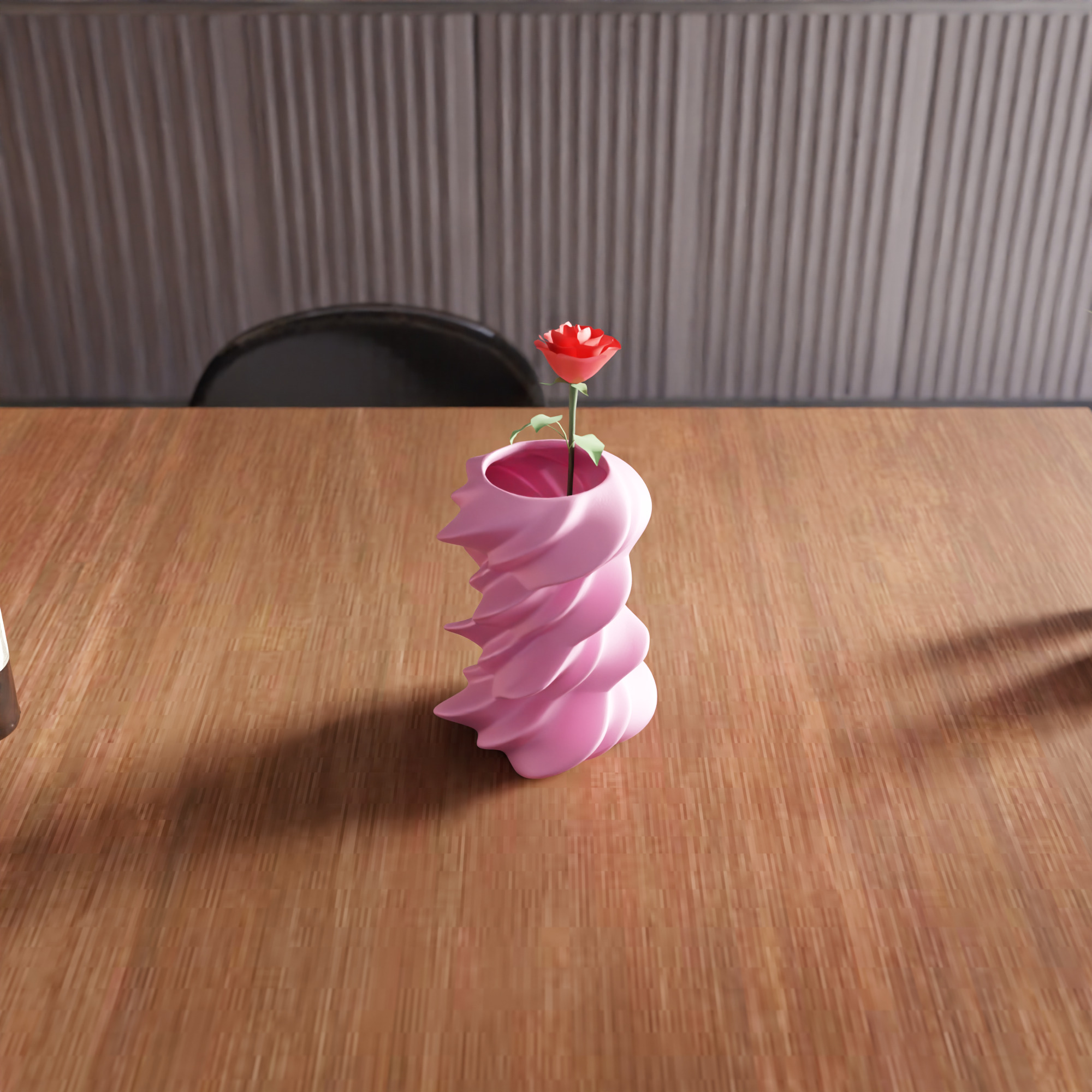 Futuristic Shaped Vase - 026 3D print model_1