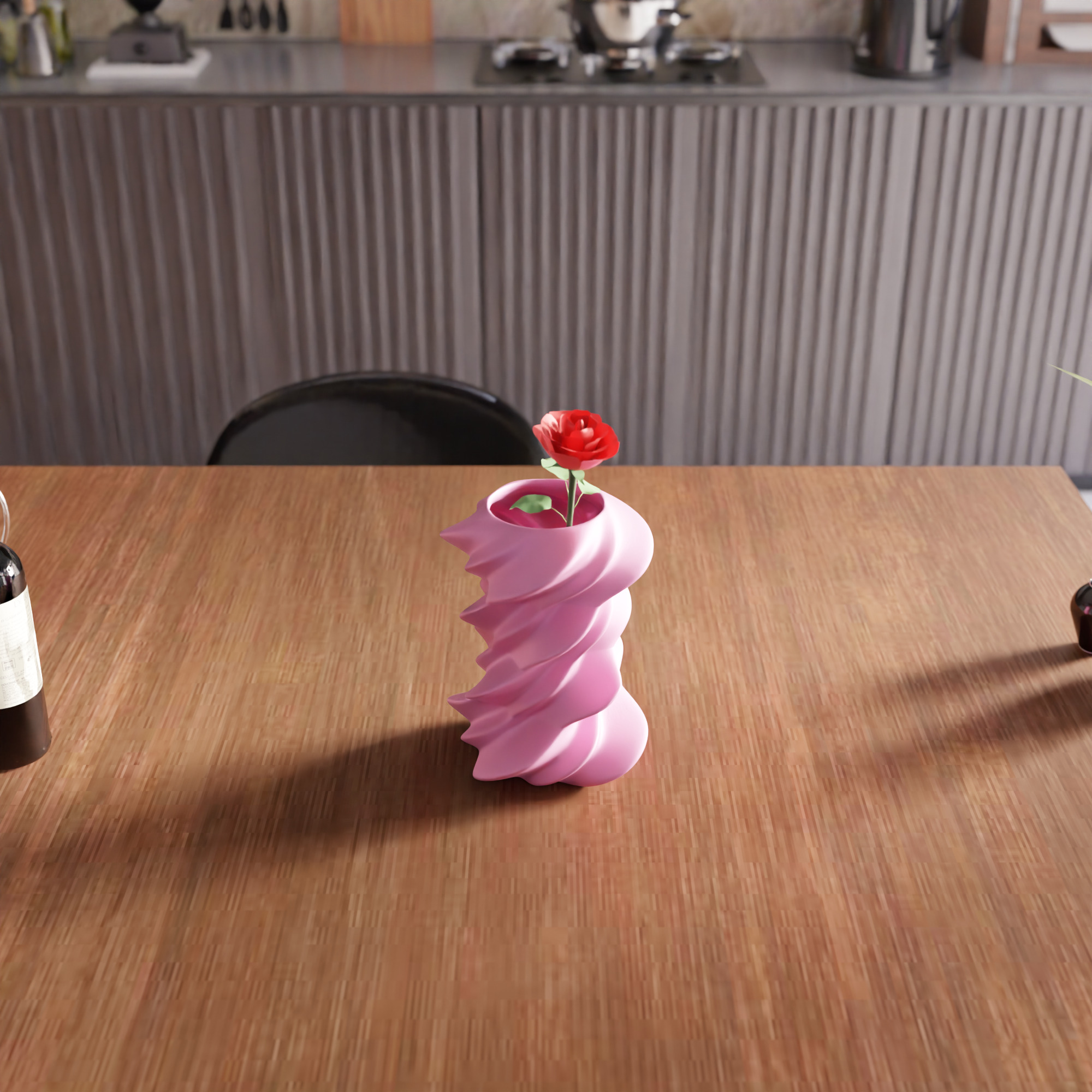 Futuristic Shaped Vase - 026 3D print model_2