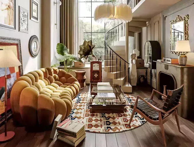 apartment interior scenes       