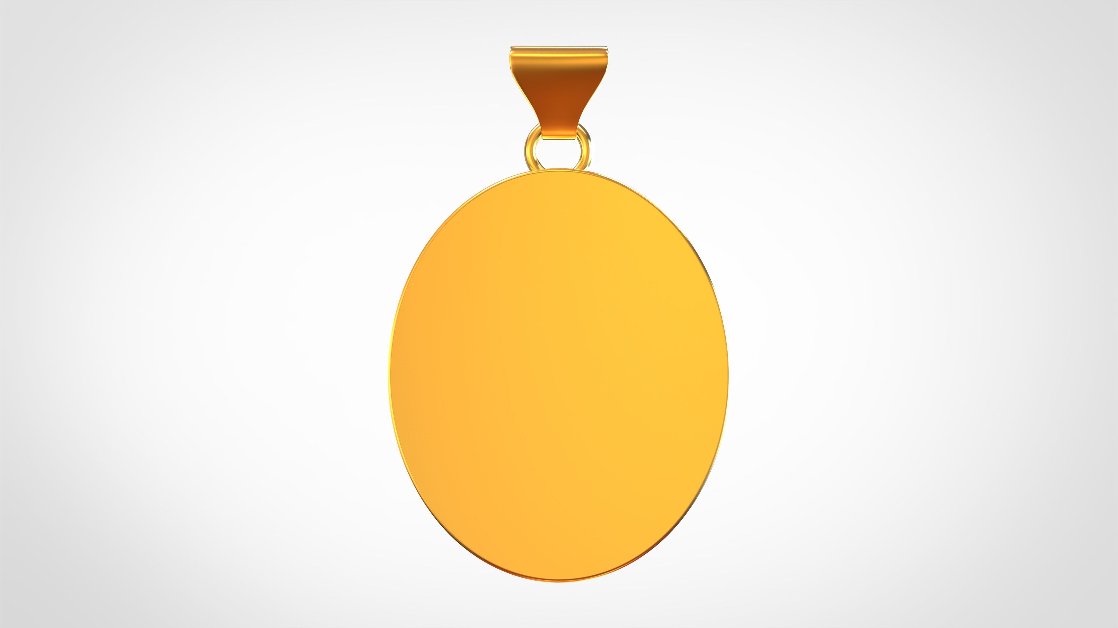 Parma Cordis Pendant 3D print model_3