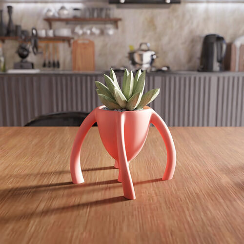 Small Desk Planter - 021 3D print model