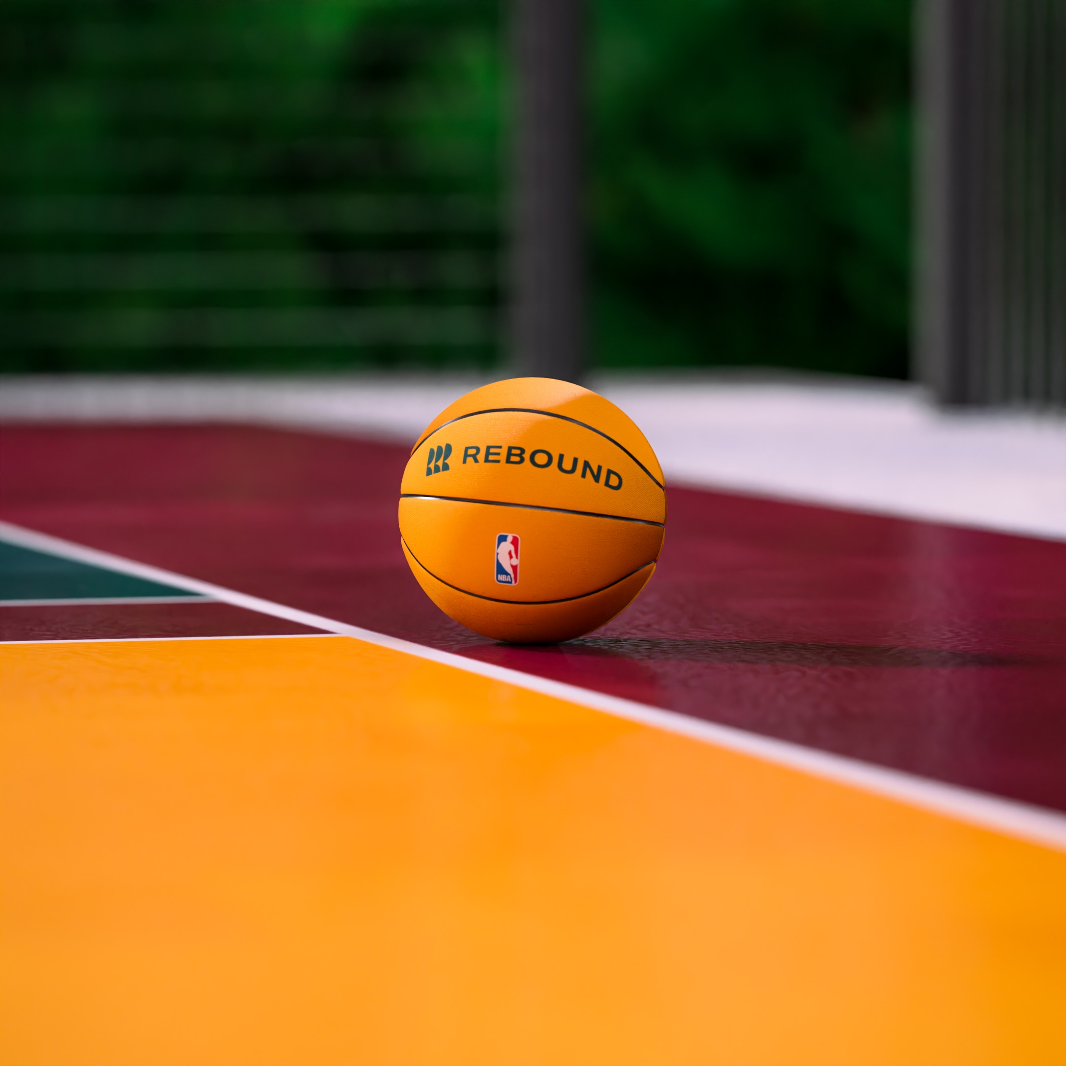 BasketBall Court 3D model_3
