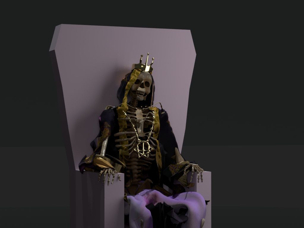 Skeleton King 3D model_1