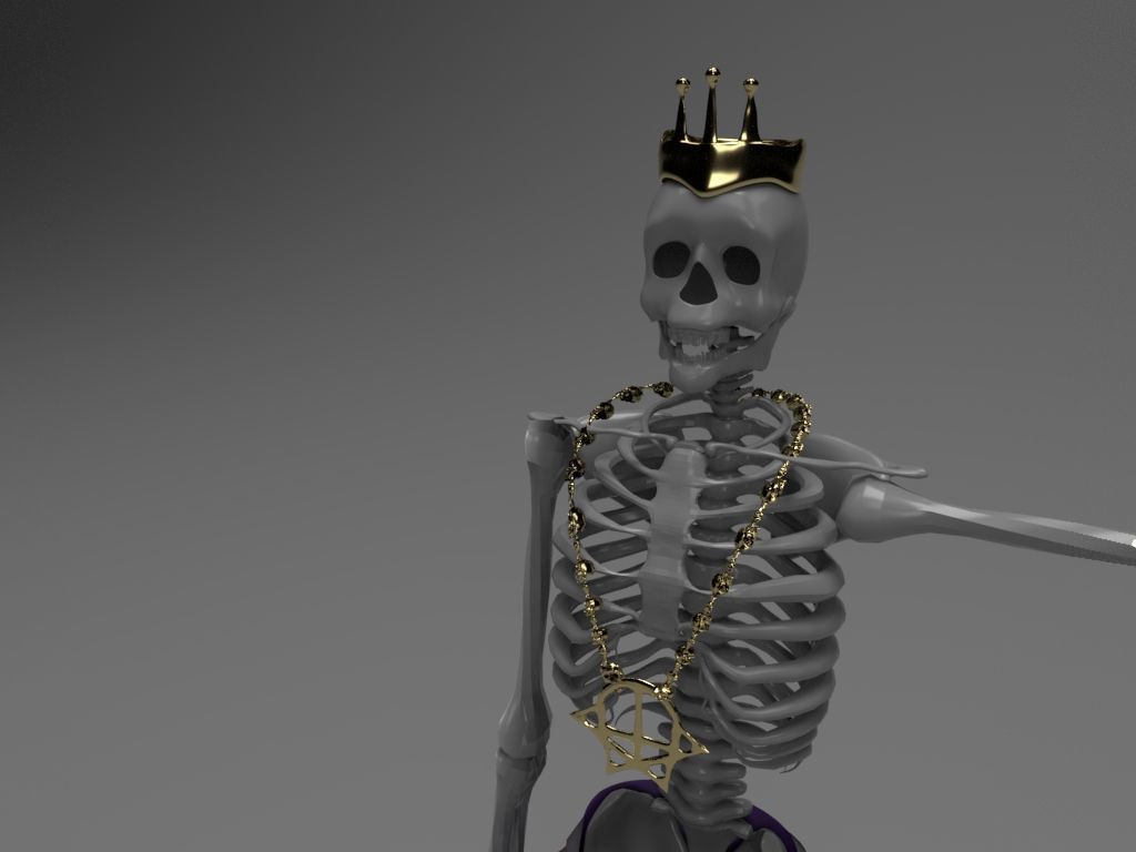 Skeleton King 3D model_10