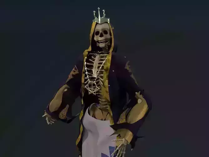 Skeleton King 3D model