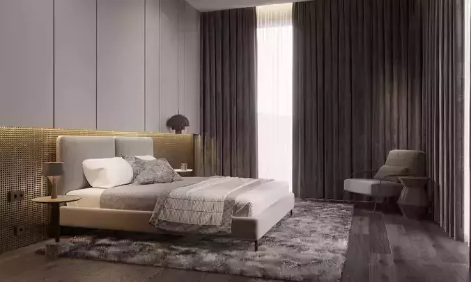 Bedroom interior scenes