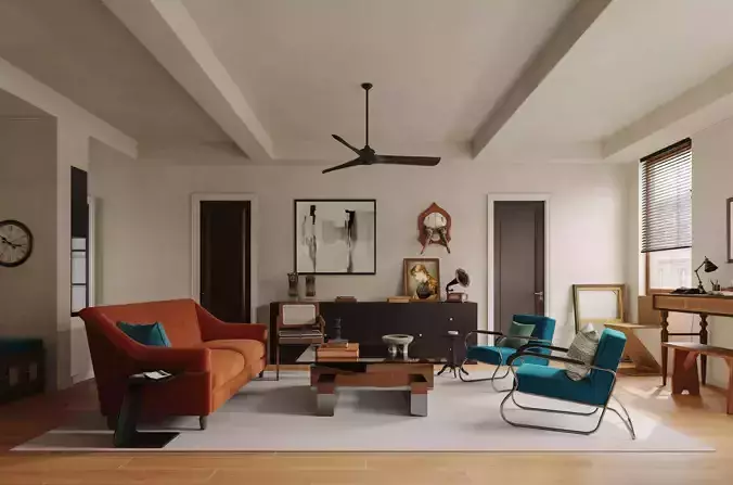 apartment interior scenes       