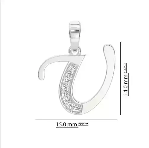 Diamond Initial Necklace