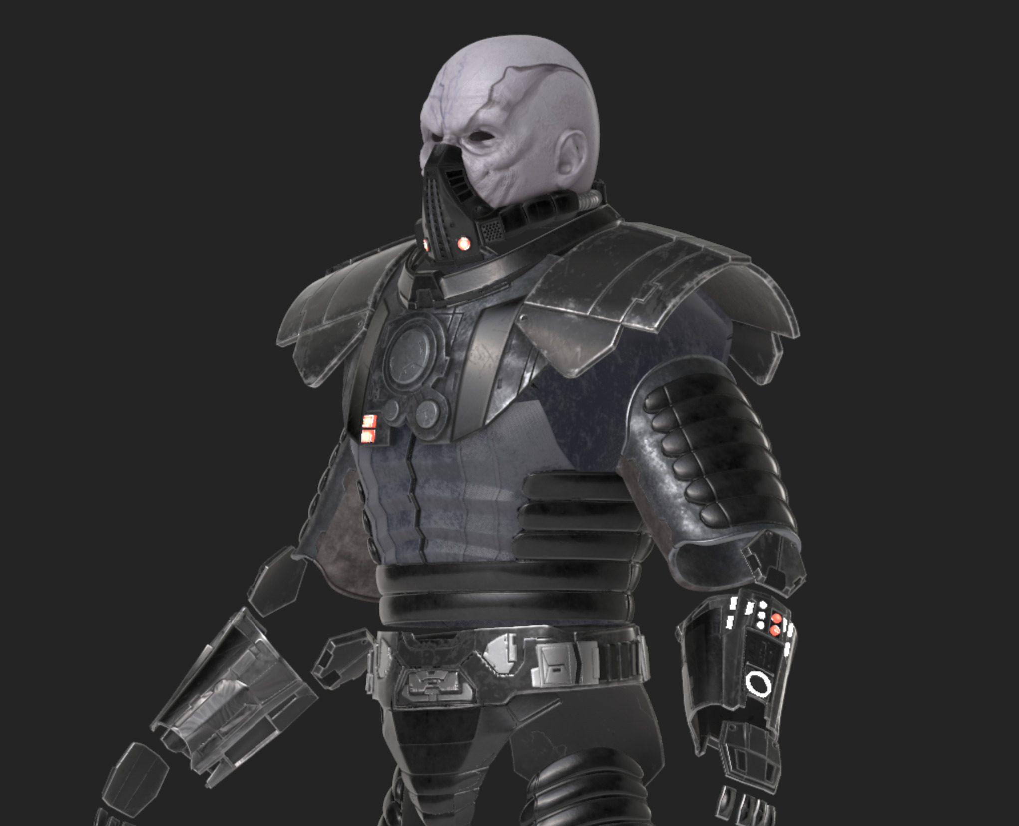 DARTH MALGUS armor head mask Star Wars The Old Republic 3d model 3D print model_15