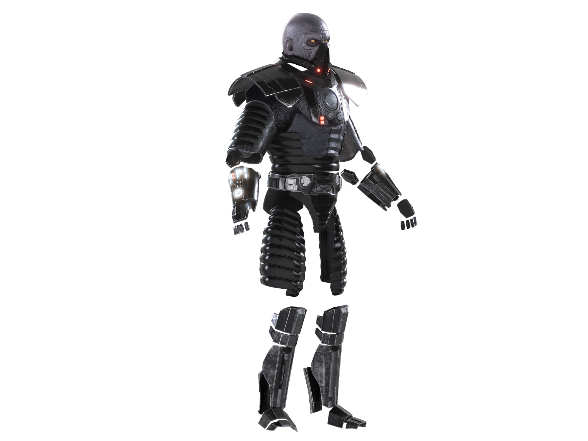 DARTH MALGUS armor head mask Star Wars The Old Republic 3d model 3D print model_38