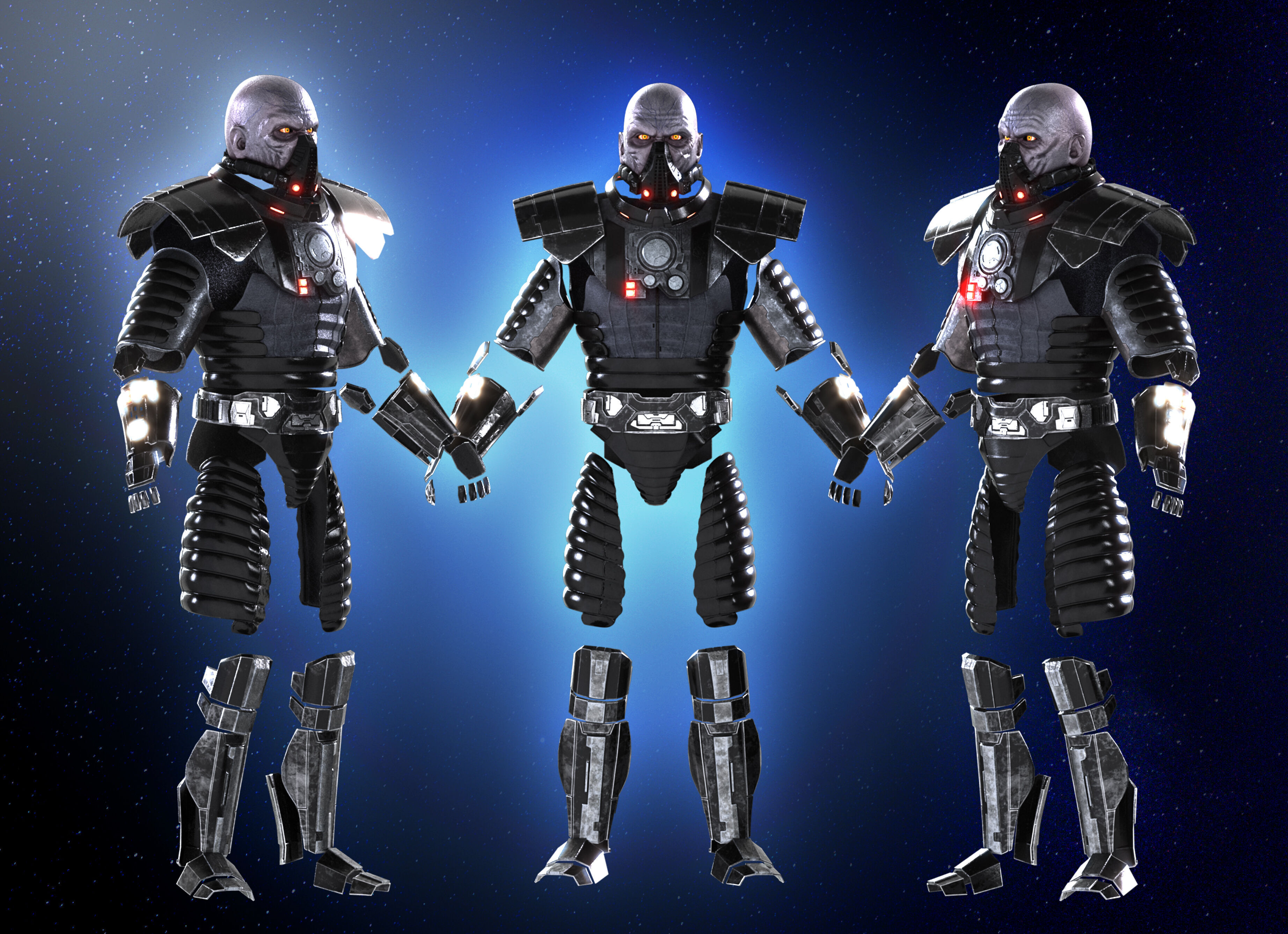 DARTH MALGUS armor head mask Star Wars The Old Republic 3d model 3D print model_1