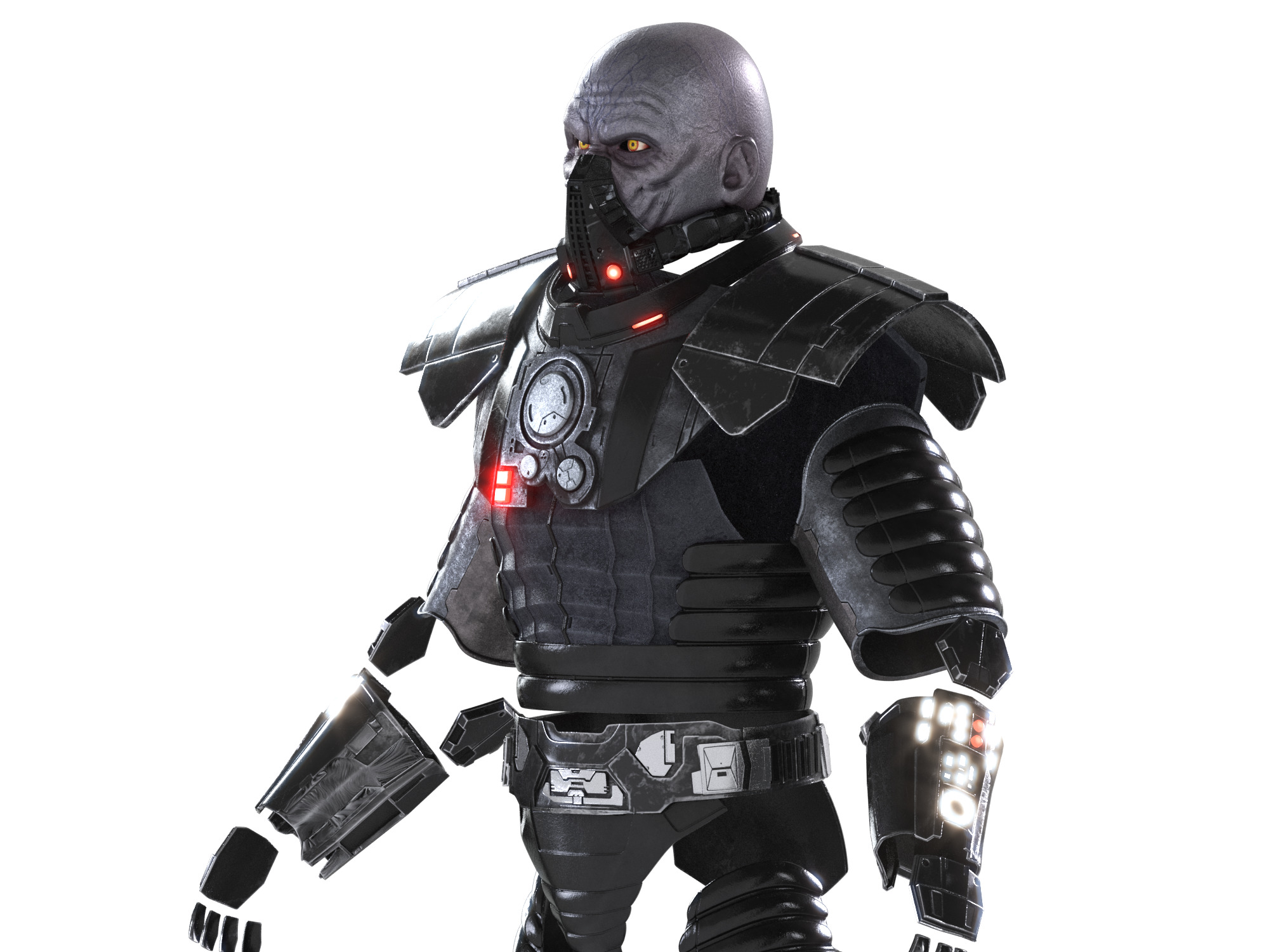 DARTH MALGUS armor head mask Star Wars The Old Republic 3d model 3D print model_52