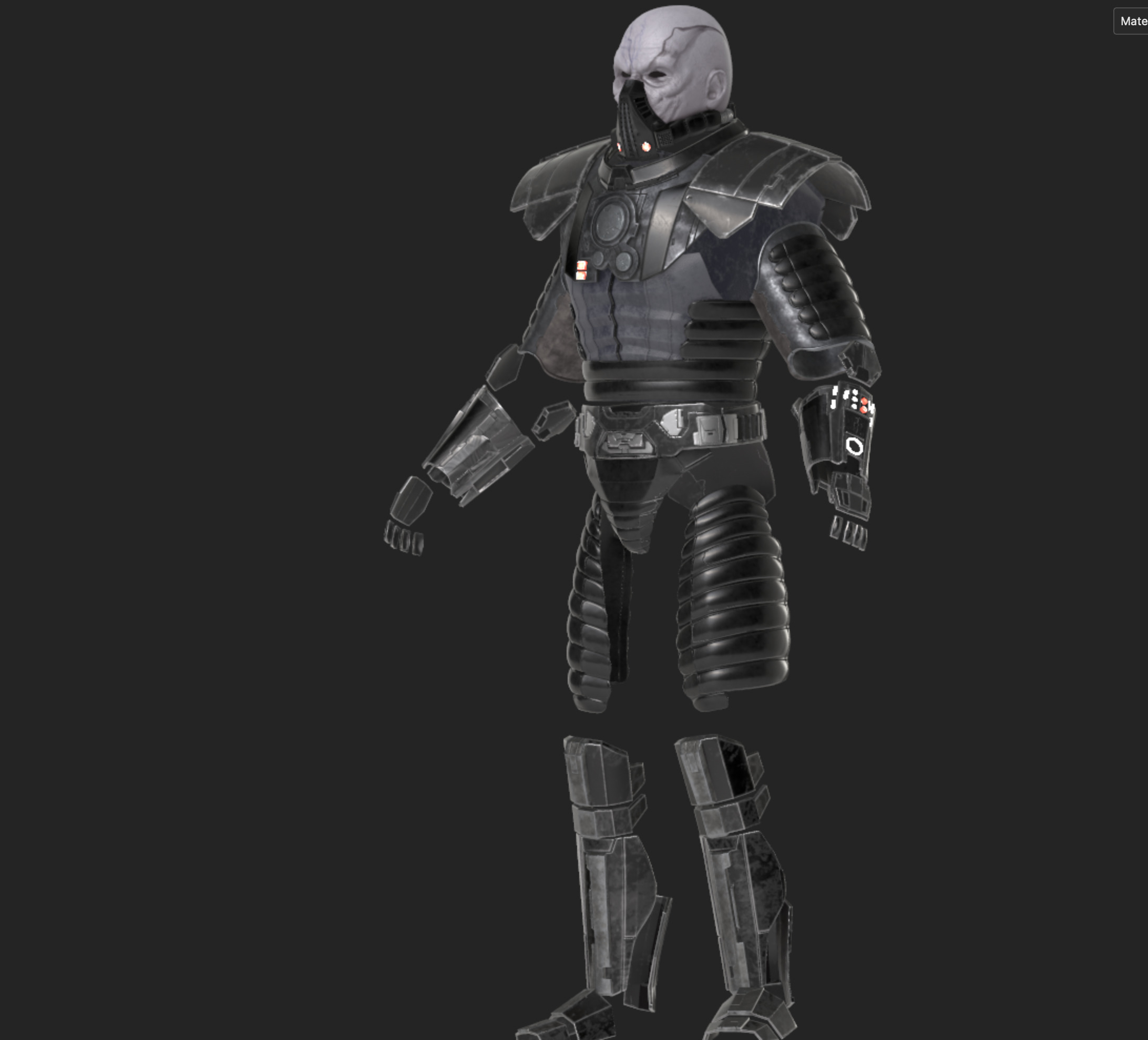 DARTH MALGUS armor head mask Star Wars The Old Republic 3d model 3D print model_18