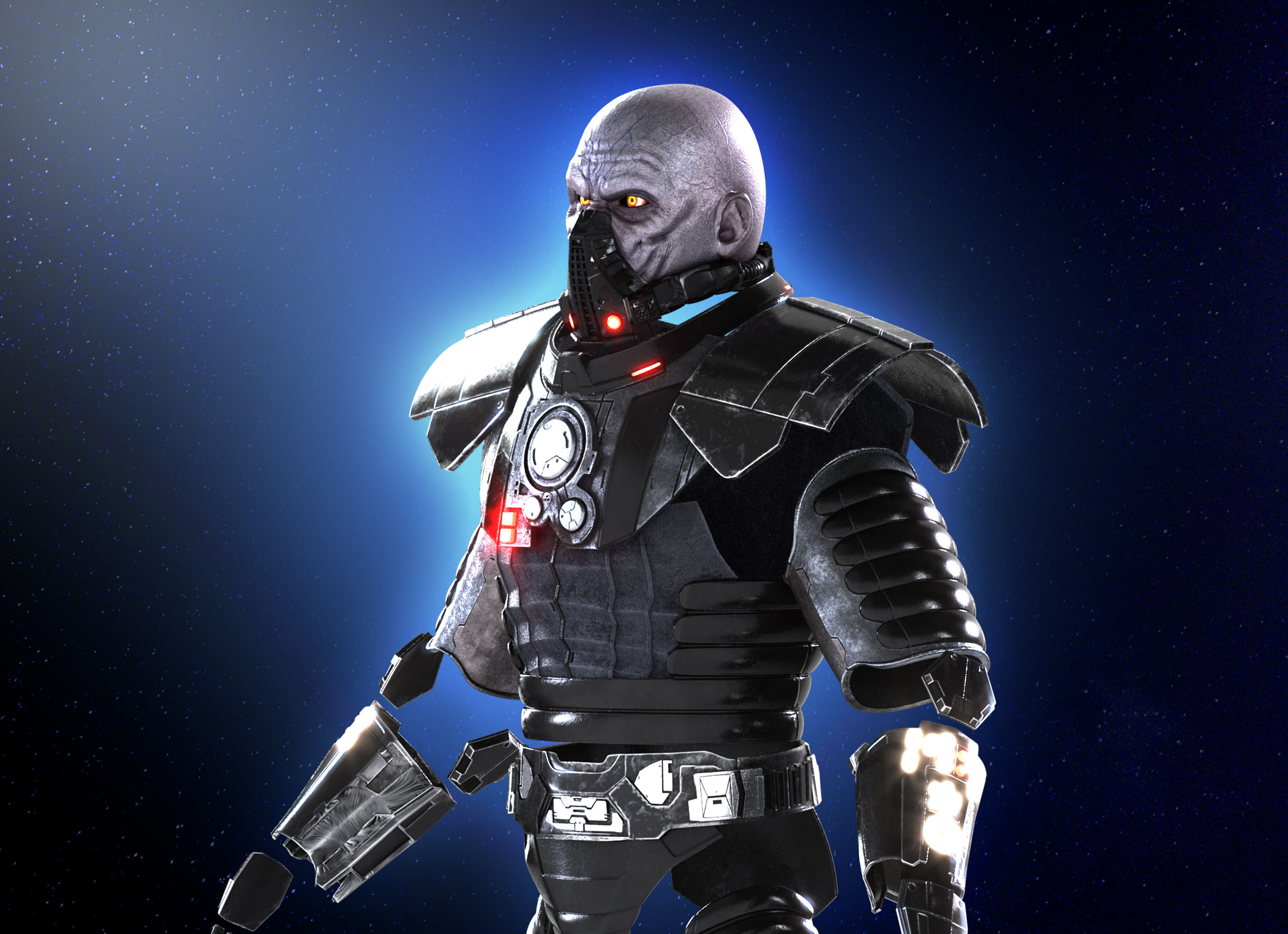 DARTH MALGUS armor head mask Star Wars The Old Republic 3d model 3D print model_8