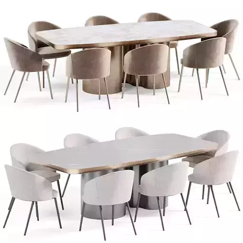 CRES chair and PAPEL table 