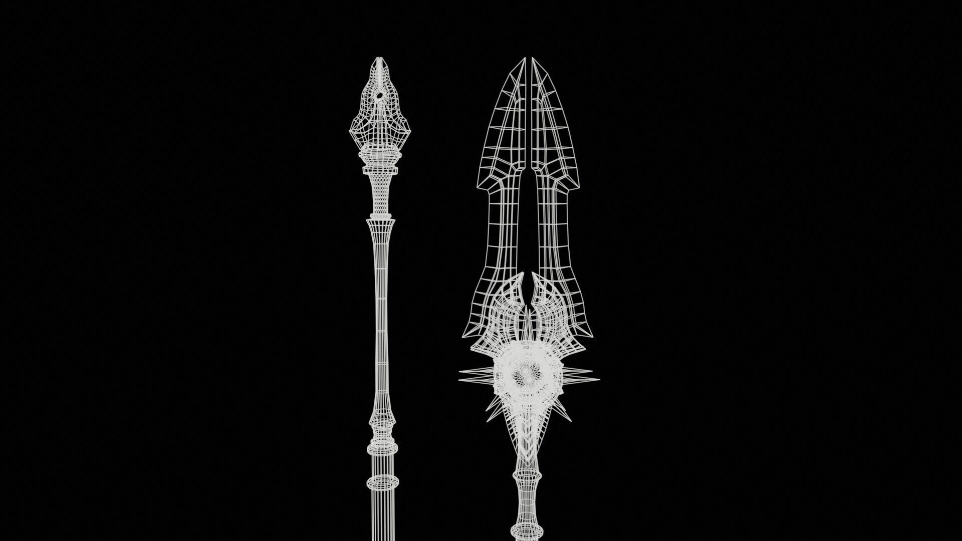 Diablo 3 Imperious Solarion  Low-poly 3D model_4