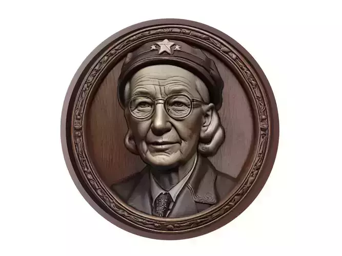 Grace Hopper Medallion 3D print model